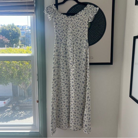 Reformation Off-The-Shoulders Midi Dress - Picture 1 of 12